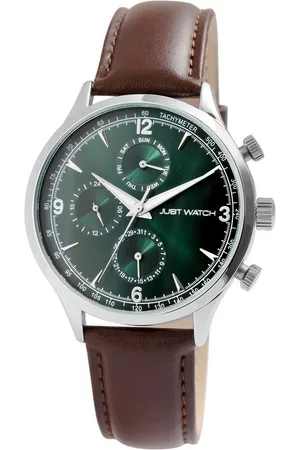 Just Watches Multifunktionsuhr Menzie mit Echtlederarmband, 3 ATM, inkl. Geschenkbox - Verkäufer: Shaghafi GmbH