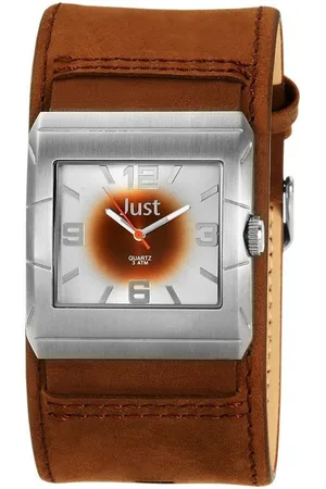 Just Watches Quarzuhr Denry Just Herrenuhr Echtlederband braun - Verkäufer: Shaghafi GmbH