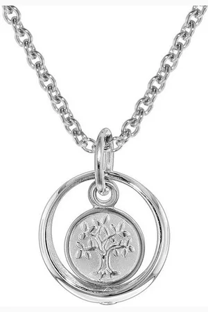 trendor Kette mit Anhänger Taufkette 925 Silber Taufring mit Lebensbaum - Verkäufer: uhrcenter