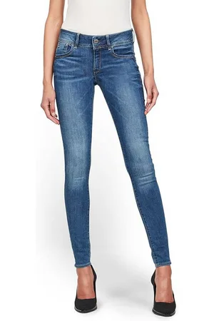 G-Star Gerade Jeans Lynn Mid Skinny Jeans - Stretch Fit (1-tlg) Faded Blue 24W/32L - Verkäufer: fiduciashop