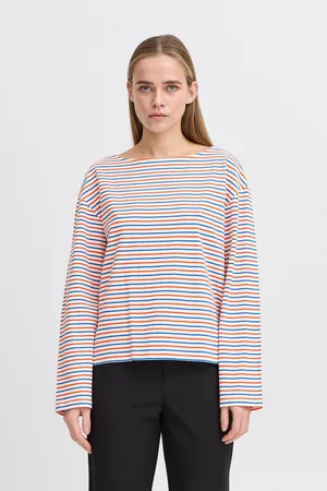 Ichi Longsleeve IHMIRA BOATNECK LS Klassisches Langarmshirt - Verkäufer: meinemarkenmode