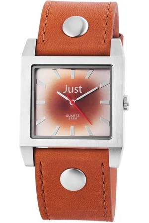 Just Watches Quarzuhr JU235 Just JU235 Analog Herrenuhr mit Echtlederband - UVP 59,90€ - Verkäufer: Shaghafi GmbH