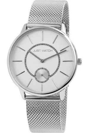 Just Watches Quarzuhr Ralph Herrenarmbanduhr mit Edelstahlband, silberfarben - Verkäufer: Shaghafi GmbH