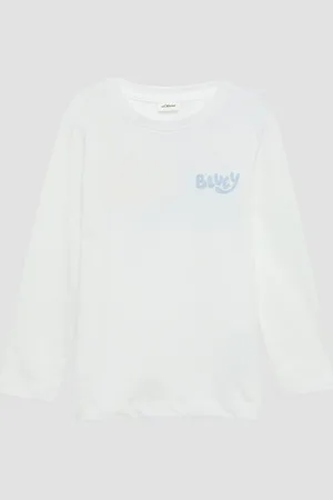 QS by s.Oliver Langarmshirt Longsleeve aus Baumwolle mit Bluey-Print® - Verkäufer: