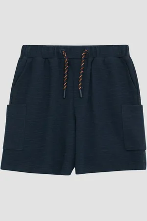 QS by s.Oliver Leggings Strukturierte Bermuda im Loose Fit angedeuteter Tunnelzug - Verkäufer: