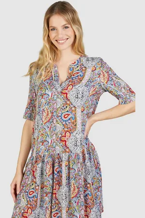 NAVIGAZIONE Shirtkleid (1-tlg) mit Allover Print - Verkäufer: GUTEMARKEN