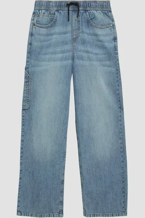 QS by s.Oliver 5-Pocket-Jeans Jeans Baggy / Relaxed Fit / Mid Rise / Wide Leg / aus leichtem Denim Waschung - Verkäufer: