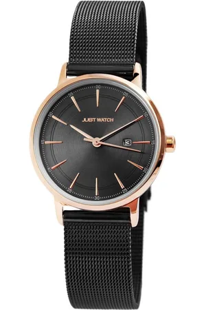 Just Watches Quarzuhr Pina Damenuhr Edelstahl Meshband silberfarbig - Verkäufer: Shaghafi GmbH