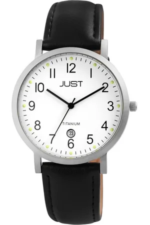 Just Watches Quarzuhr JU20041 Just Herren Titan Uhren mit Echtlederband im 3er-Set, 5% - Verkäufer: Shaghafi GmbH