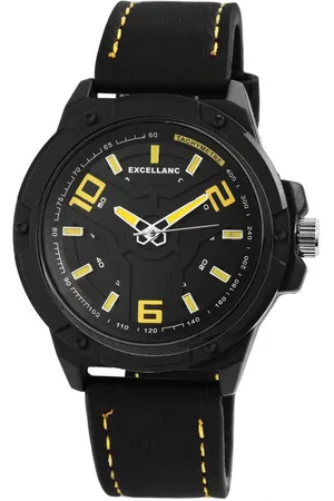 Excellanc Quarzuhr EX0307 Herrenuhr mit Band aus Lederimitat, Herrenuhr Lederimitat - Verkäufer: Shaghafi GmbH