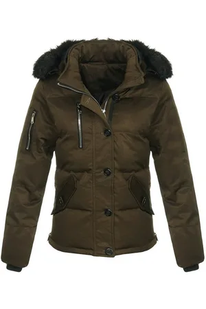 malito more than fashion Winterjacke JF1841 dicke gefütterte Steppjacke mit Kunstfell Kapuze - Verkäufer: malito