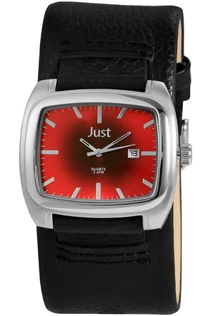 Just Watches Quarzuhr Lonier Just Herrenuhr Echtlederband schwarz - Verkäufer: Shaghafi GmbH