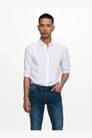 Only & Sons Langarmhemd Leichtes Langarm Hemd ONSCAIDEN ONSCAIDEN LS SOLID LINEN SHIRT NOOS - Verkäufer: ARIZONAS
