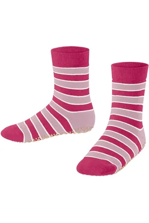 Falke Haussocken Simple Stripes (1-Paar) mit rutschhemmendem Noppendruck - Verkäufer: