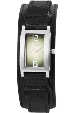 Just Watches Quarzuhr Bash Just Damenuhr Echtlederband schwarz - Verkäufer: Shaghafi GmbH