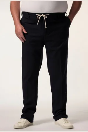 Men Plus Schlupfhose Men+ Leinenmix-Hose Relaxed Fit Elastikbund bis 72 - Verkäufer: Popken Fashion Group