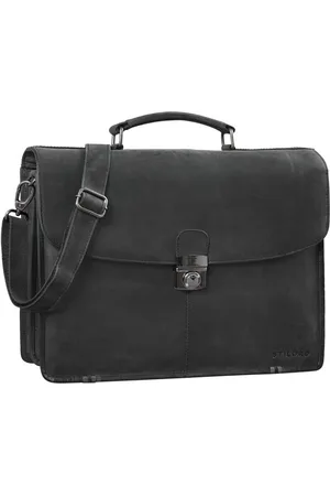 STILORD Laptoptasche "Miguel" Klassische Leder Aktentasche Herren - Verkäufer: Leder