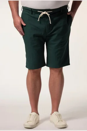 Men Plus Bermudas Men+ Leinenmix-Bermuda Relaxed Fit Elastikbund - Verkäufer: Popken Fashion Group