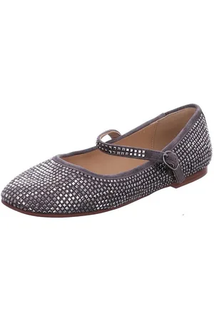 Alma en Pena Grey suede Ballerina - Verkäufer: Schuhhaus Lötte