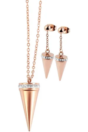Akzent Schmuckset Sydney Schmuckset, Kette mit Anhänger und Ohrringe, (Einzeln, inkl. Schmuckbox), Damen Schmuckset - Verkäufer: Shaghafi GmbH