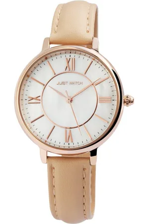 Just Watches Quarzuhr Amy Damenuhr Echtlederband beige - Verkäufer: Shaghafi GmbH