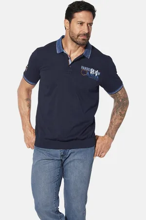 Jan Vanderstorm Poloshirt KJERT mit kontrastfarbenen Kragen - Verkäufer: VANDERSTORM VENTURES