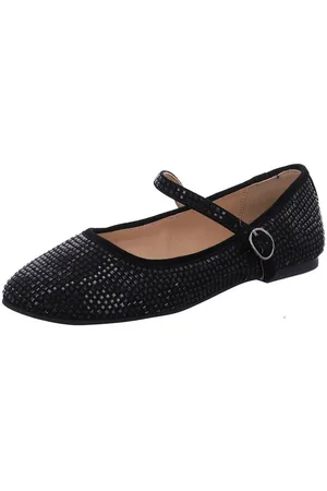 Alma en Pena Black sueder Ballerina - Verkäufer: Schuhhaus Lötte