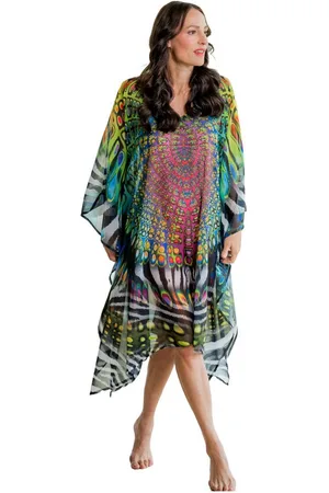 Hutschreuther Strandkleid Damen Strand Kaftan (1-tlg) Extravagantes Design - Verkäufer: HELLER-SHOES
