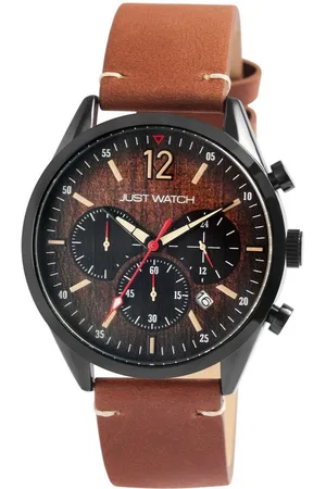 Just Watches Quarzuhr Theodor Herrenchronograph mit Echtlederarmband - Verkäufer: Shaghafi GmbH