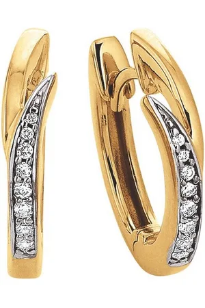 Viventy Paar Creolen 780514 Ohrringe Creolen Damen Zirkonia Silber Gelbgold Vergoldet - Verkäufer: Karat24