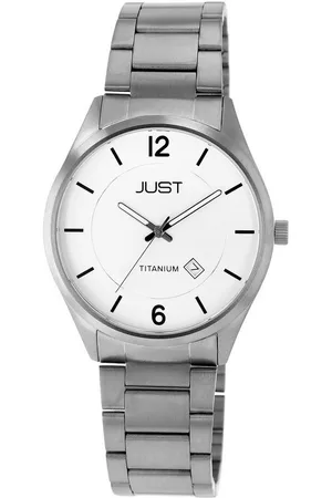 Just Watches Quarzuhr Fenrih Just Herrenuhr mit Gliederarmband, Titan, 5 ATM, graues ZB - Verkäufer: Shaghafi GmbH