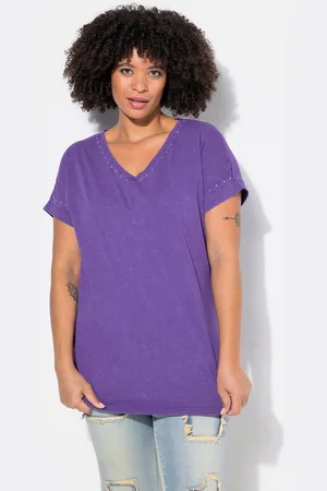 Angel of Style T-Shirt T-Shirt Komfort Fit Ziernieten - Verkäufer: Popken Fashion Group