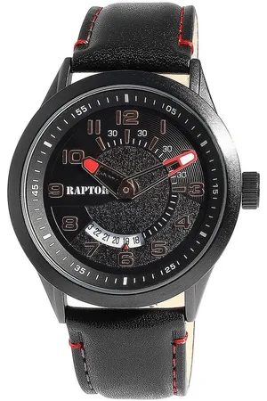Raptor Quarzuhr Yava Herrenuhr "Yava" mit Lederarmband, Datumsanzeige, 5 - Verkäufer: Shaghafi GmbH