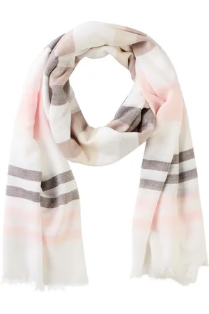 Laura Scott Fransentuch, im zeitlosen Blockstreifen-Design - NEW