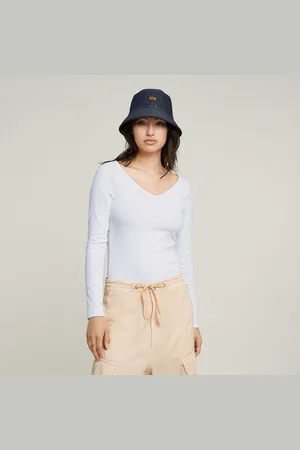 G-Star Longsleeve Slim Rib mit Stretchanteil