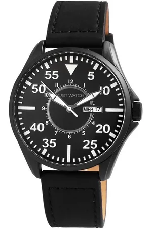Just Watches Quarzuhr Austin Herrenuhr mit Echtlederarmband, braun - Verkäufer: Shaghafi GmbH