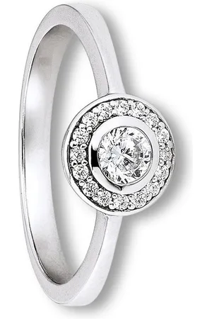 ONE ELEMENT Silberring Zirkonia Ring aus 925 Silber, Damen Silber Schmuck
