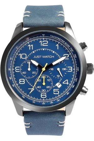 Just Watches Quarzuhr Atticus Herrenchronograph, Lederarmband, 5 ATM - Verkäufer: Shaghafi GmbH