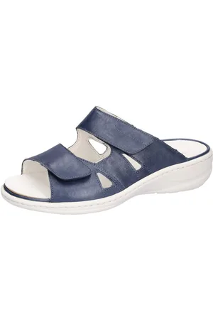 Waldläufer HERIA Pantolette, Hausschuh, Bequemschuh, Sommerschuh in Komfortweite H (sehr weit)