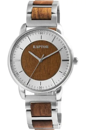 Raptor Quarzuhr Lias Herrenarmbanduhr "Lias" aus Edelstahl und Koaholz - Verkäufer: Shaghafi GmbH