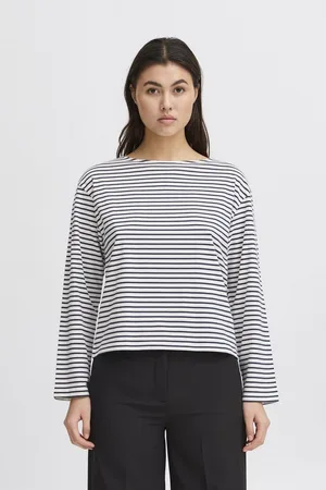 Ichi Longsleeve IHMIRA BOATNECK LS Klassisches Langarmshirt - Verkäufer: meinemarkenmode