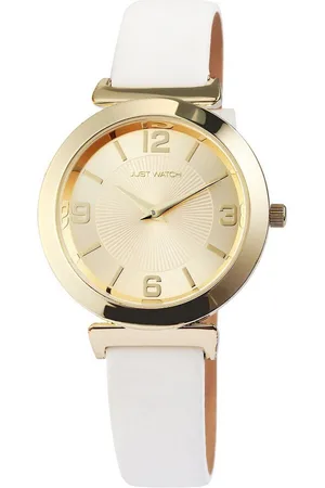 Just Watches Quarzuhr Rosy Damenuhr Echtlederband weiß - Verkäufer: Shaghafi GmbH