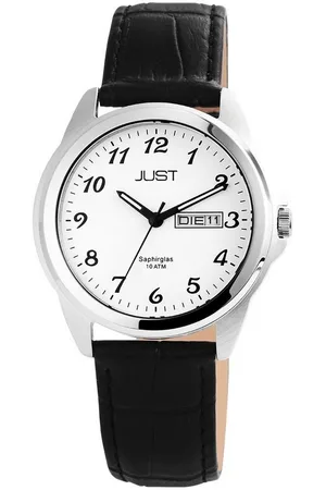 Just Watches Quarzuhr Garrick Just Herrenuhr mit Echtlederarmband, Saphirglas, 10 Bar - Verkäufer: Shaghafi GmbH