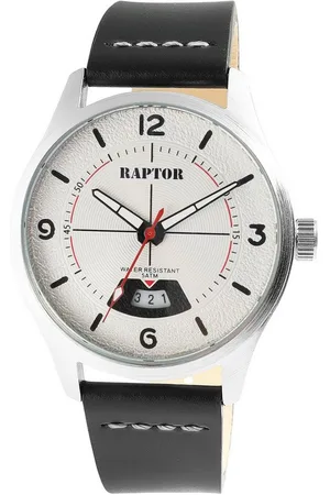 Raptor Quarzuhr Falkor Herrenuhr "Falkor" mit Lederarmband, Datumsanzeige - Verkäufer: Shaghafi GmbH