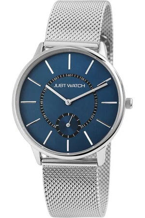 Just Watches Quarzuhr Ralph Herrenarmbanduhr mit Edelstahlband, silberfarben - Verkäufer: Shaghafi GmbH
