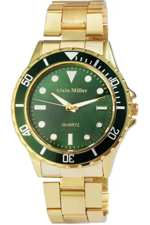 Alain Miller Quarzuhr AM0002 Herrenuhr mit Edelstahlarmband, Herrenuhr Edelstahl - Verkäufer: Shaghafi GmbH