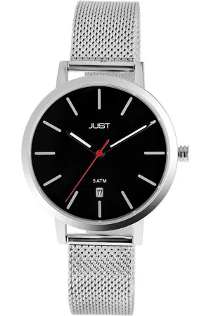 Just Watches Quarzuhr Lenox Just Unisexuhr mit Mesharmband, Edelstahl, Datumsanzeige, 5 - Verkäufer: Shaghafi GmbH