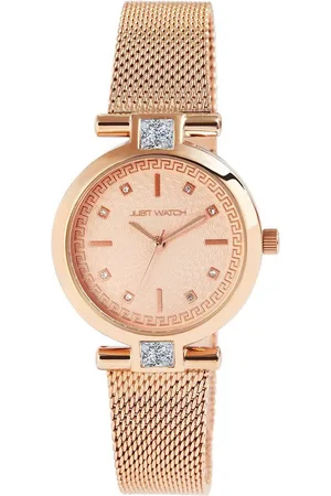 Just Watches Quarzuhr Shiny Estelle mit Milanesearmband, 3 ATM, Similisteinen - Verkäufer: Shaghafi GmbH