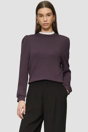 QS by s.Oliver Sweatshirt Viskosemix-Sweatshirt mit Puffärmeln - Verkäufer: s.Oliver