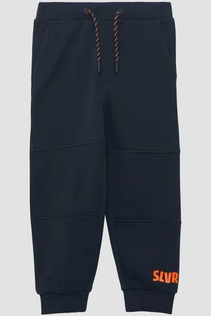 QS by s.Oliver Leggings Sweatpants mit Label-Print und Weitenregulierung - Verkäufer: